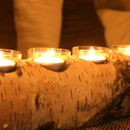 BIRCH CANDLE HOLDERS